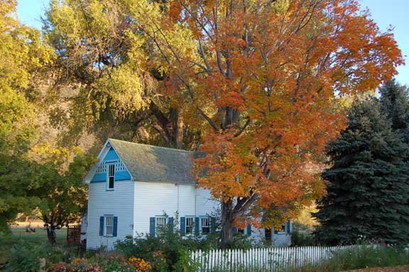 White House with a Large Next to It